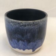 White and blue cup 8
